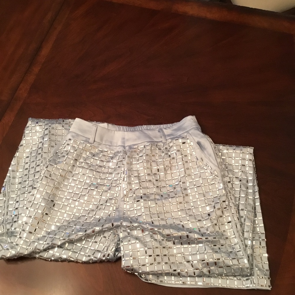 LILA EMBELLISHED SATIN TROUSER - M matching corset L